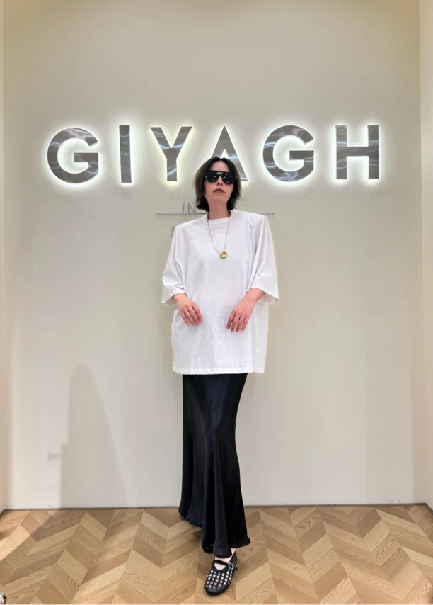 GIYAGH 2025s/s 松紧腰半身裙38263425