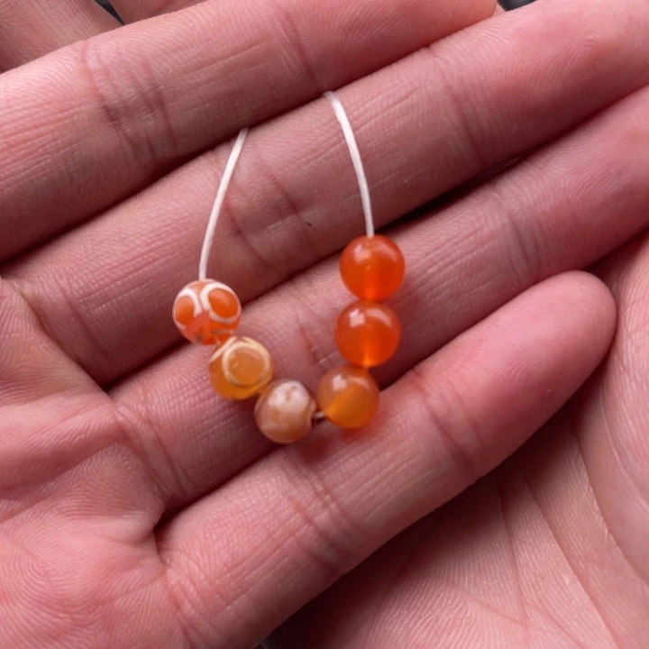 派***星玛瑙/玉髓未镶嵌吊坠(不含链)