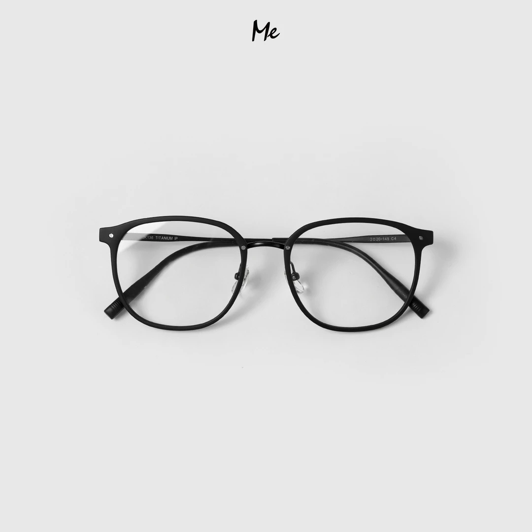 ME【留美生眼镜】奢牌造型防蓝光高知极简百搭时尚方框眼镜MESA0658