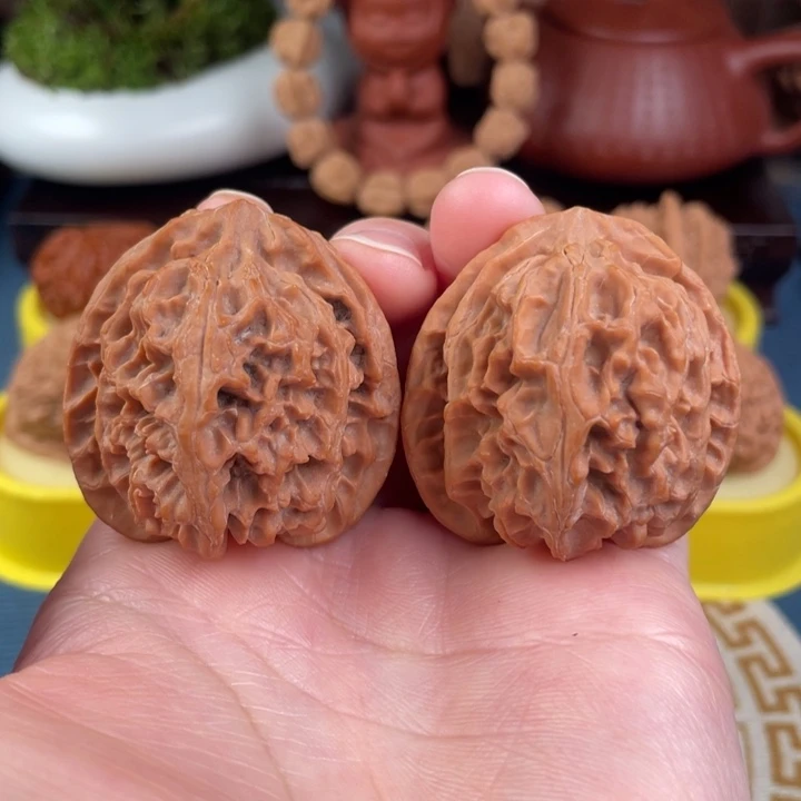 吊坠文玩核桃原装苹果园42