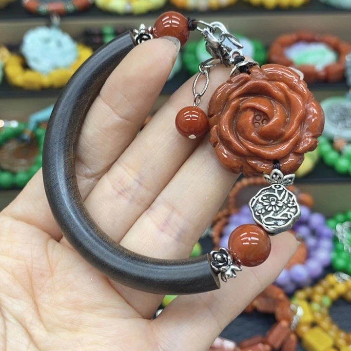 翡翠未镶嵌耳饰手链50