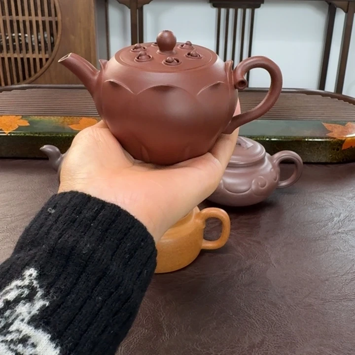 紫砂茶壶莲心底槽清