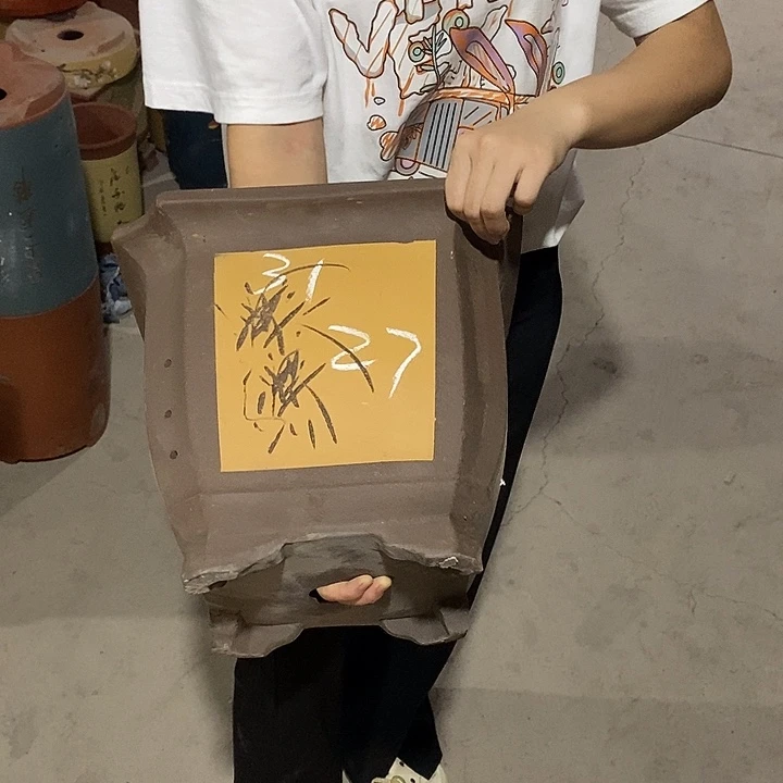 紫砂花盆紫砂花盆
