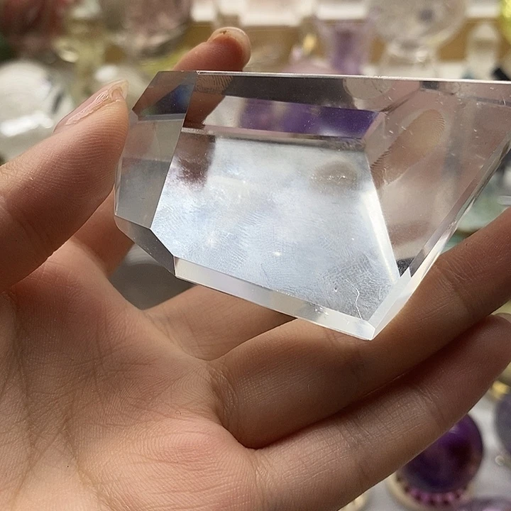 55天然水晶白水随形未镶嵌水晶