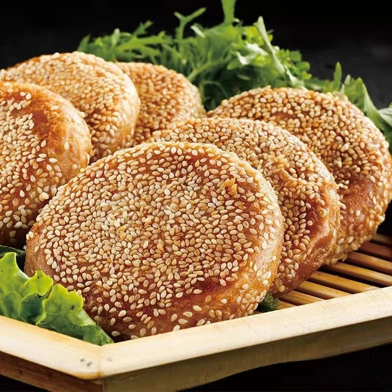 老北京风味烧饼麻酱五香烧饼糖火烧芝麻烧饼宫廷烧饼河南千层烧饼