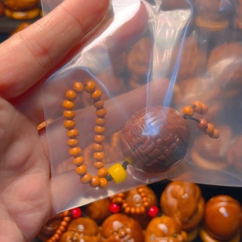 核桃手串/手链林***店橄榄核