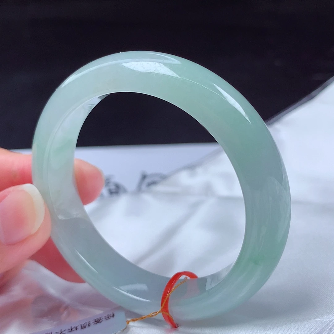 翡翠未镶嵌手镯51圈053030