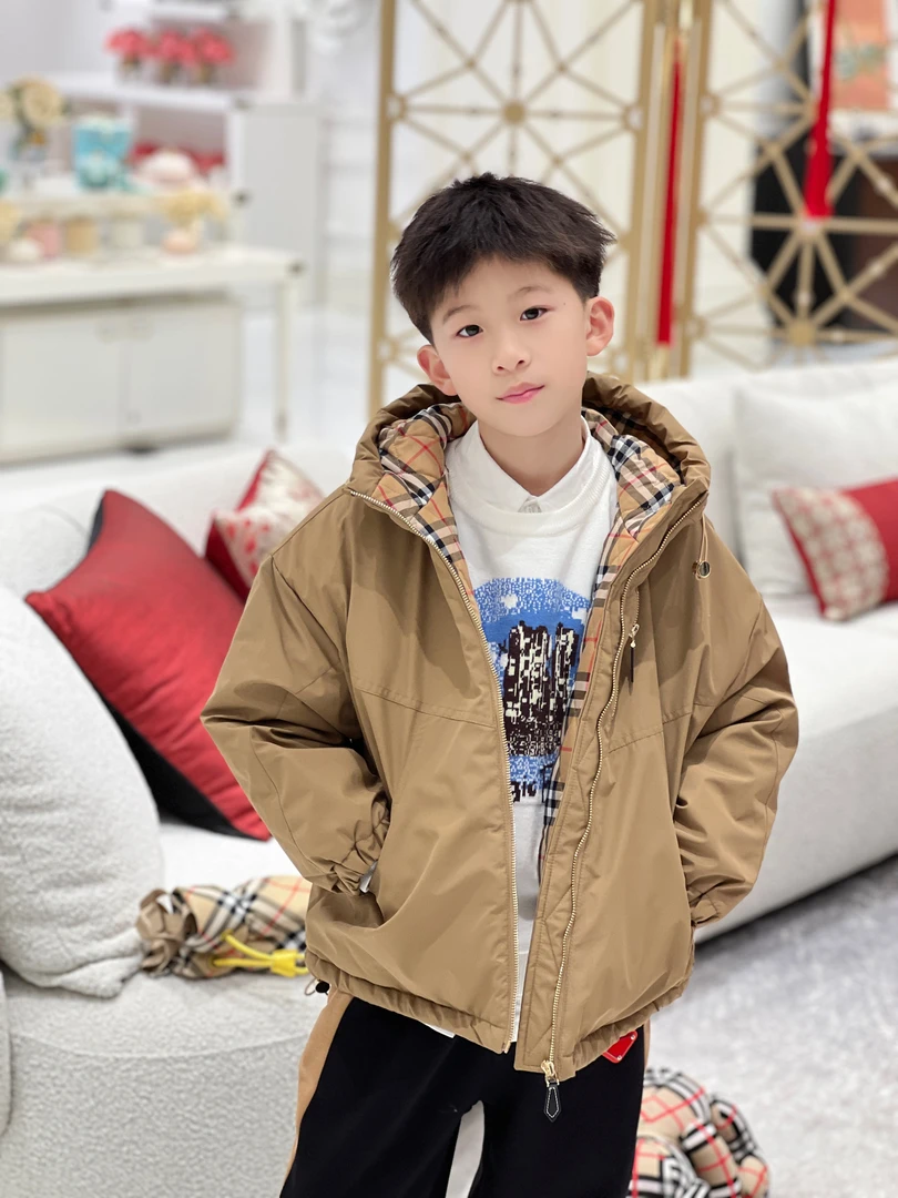 亿洋潮牌童装“美拉德高奢”儿童冬季加棉棉服B5794