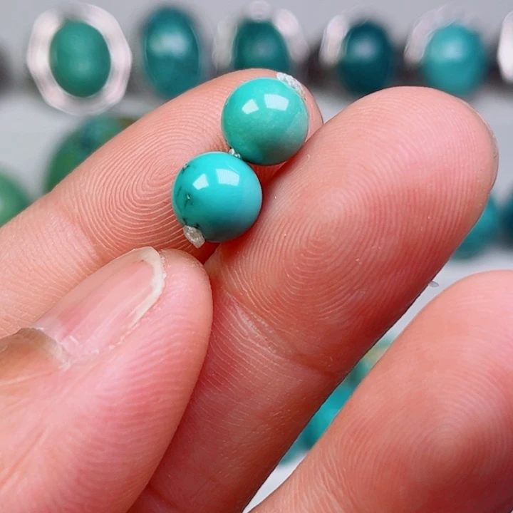 未镶嵌绿松石珠宝奇石幸****