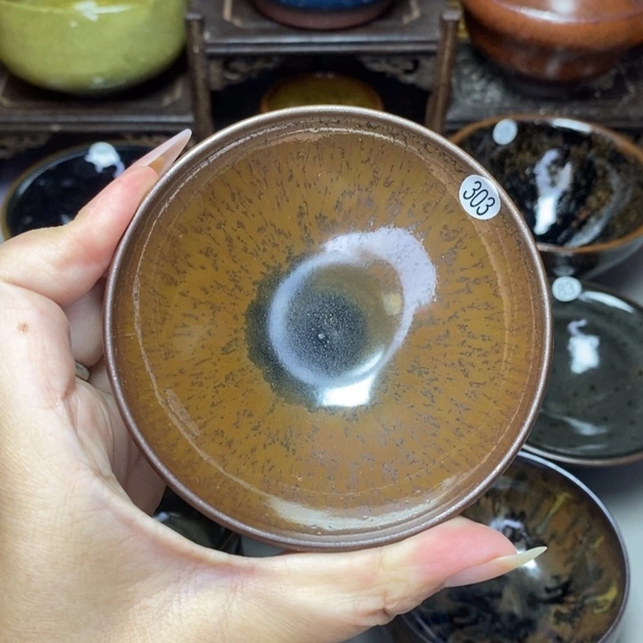 茶盏建窑建盏主人杯微瑕