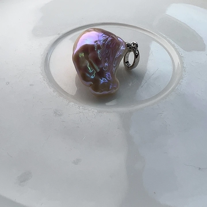 淡水珍珠吊坠(不含链)未镶嵌