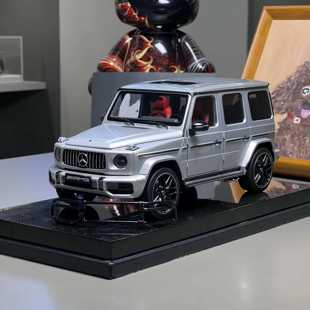 AlmostReal1:18奔驰G63 AMG 55周年版越野合金全开汽车模型摆件