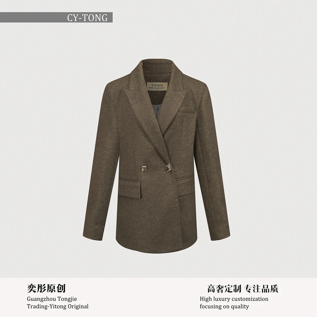 【彤姐原创】冬季设计师款时尚休闲女士气质西装西服外套TWTZ4065