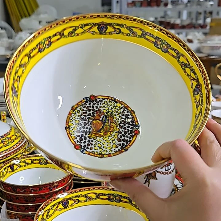 45%以上骨粉骨瓷珐琅彩8寸1个大汤碗66666666