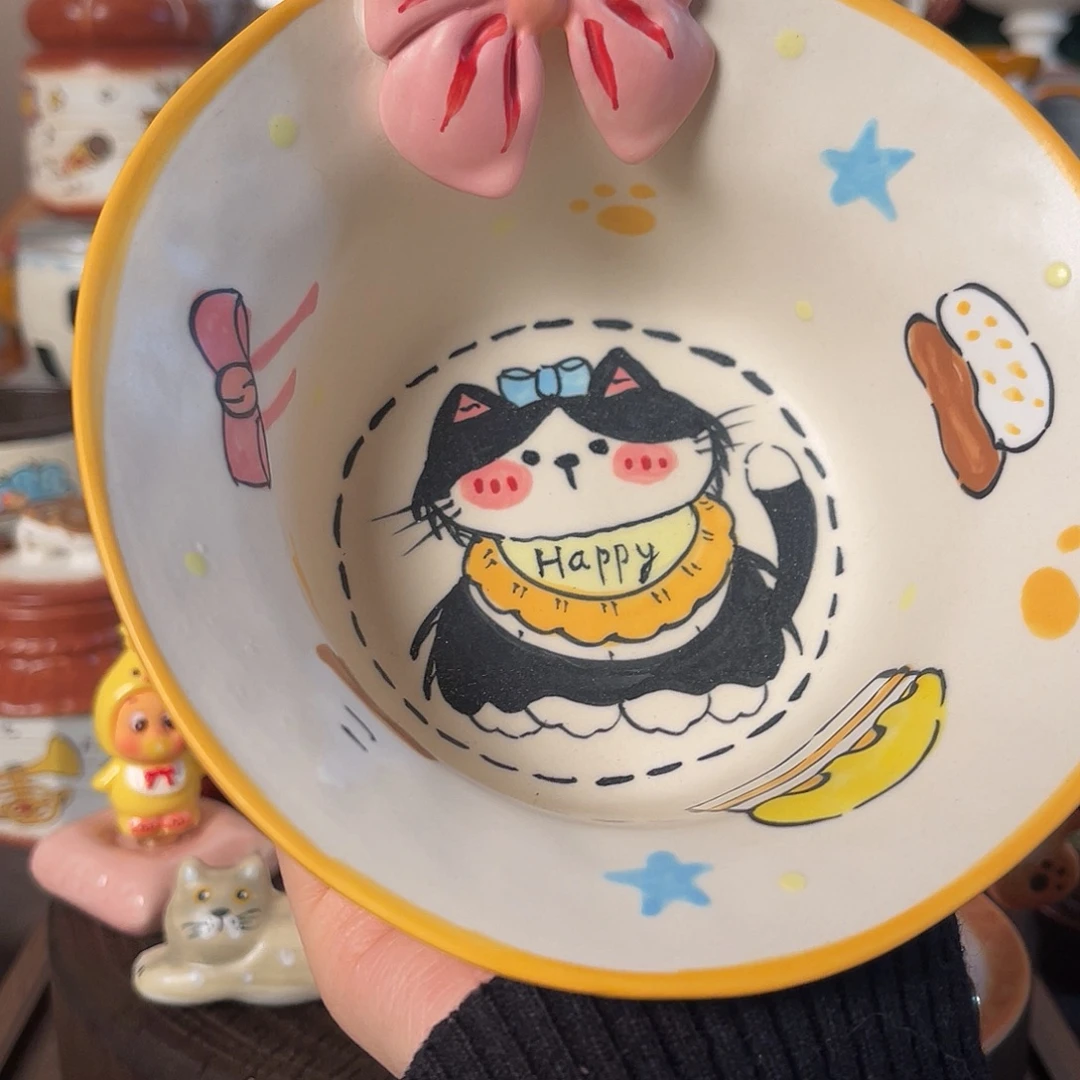 景德镇陶瓷可爱手绘杯