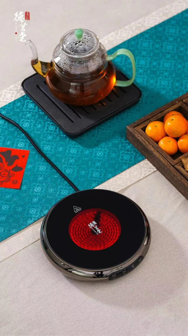 2025新款1300瓦超薄静音铝合金 煮茶玻璃壶煮茶全套