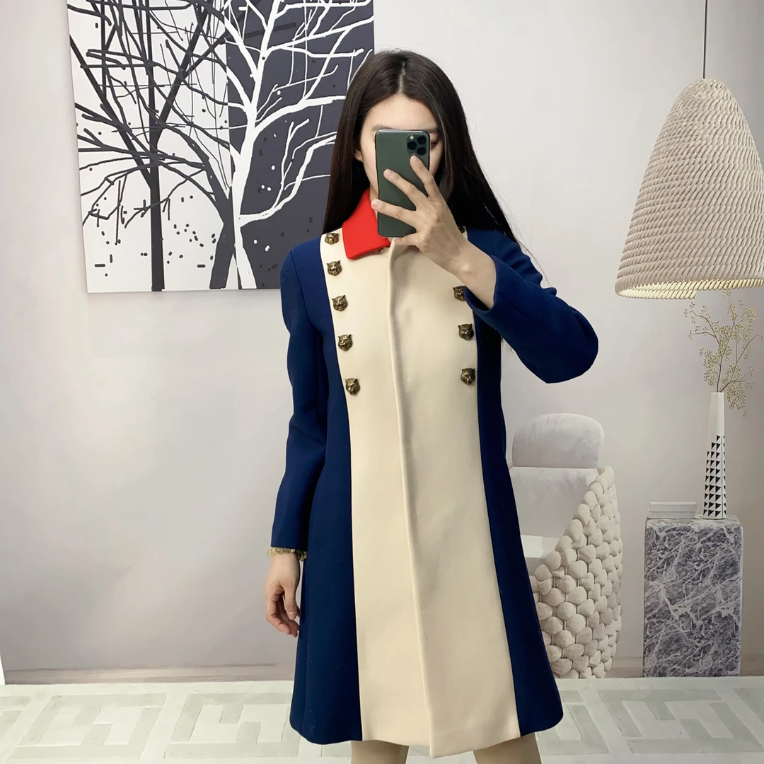 95新 GUCCI/古驰 麦殿/纯棉大衣40码/240822LZXXH26