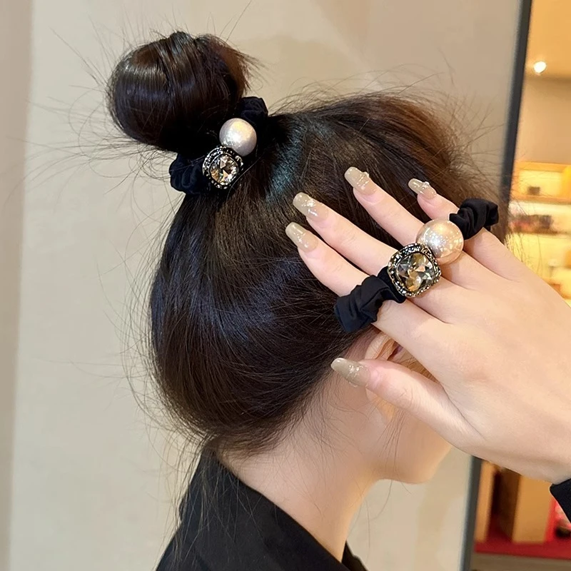 2025新款韩版温柔气质轻奢发圈时尚弹力精致优雅甜美发绳百搭头绳
