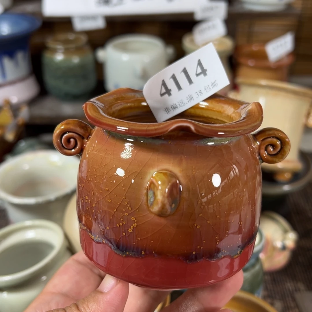 口5 手工花盆满30包邮