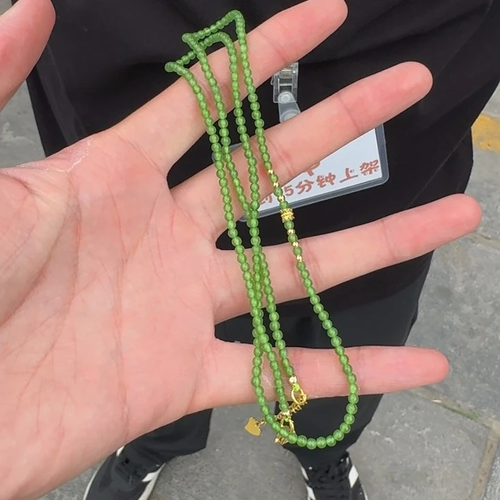 和田玉未镶嵌颈饰69冀哥卡3左右