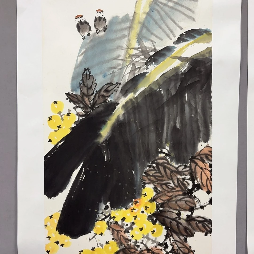 国画亲笔手绘放心去藏