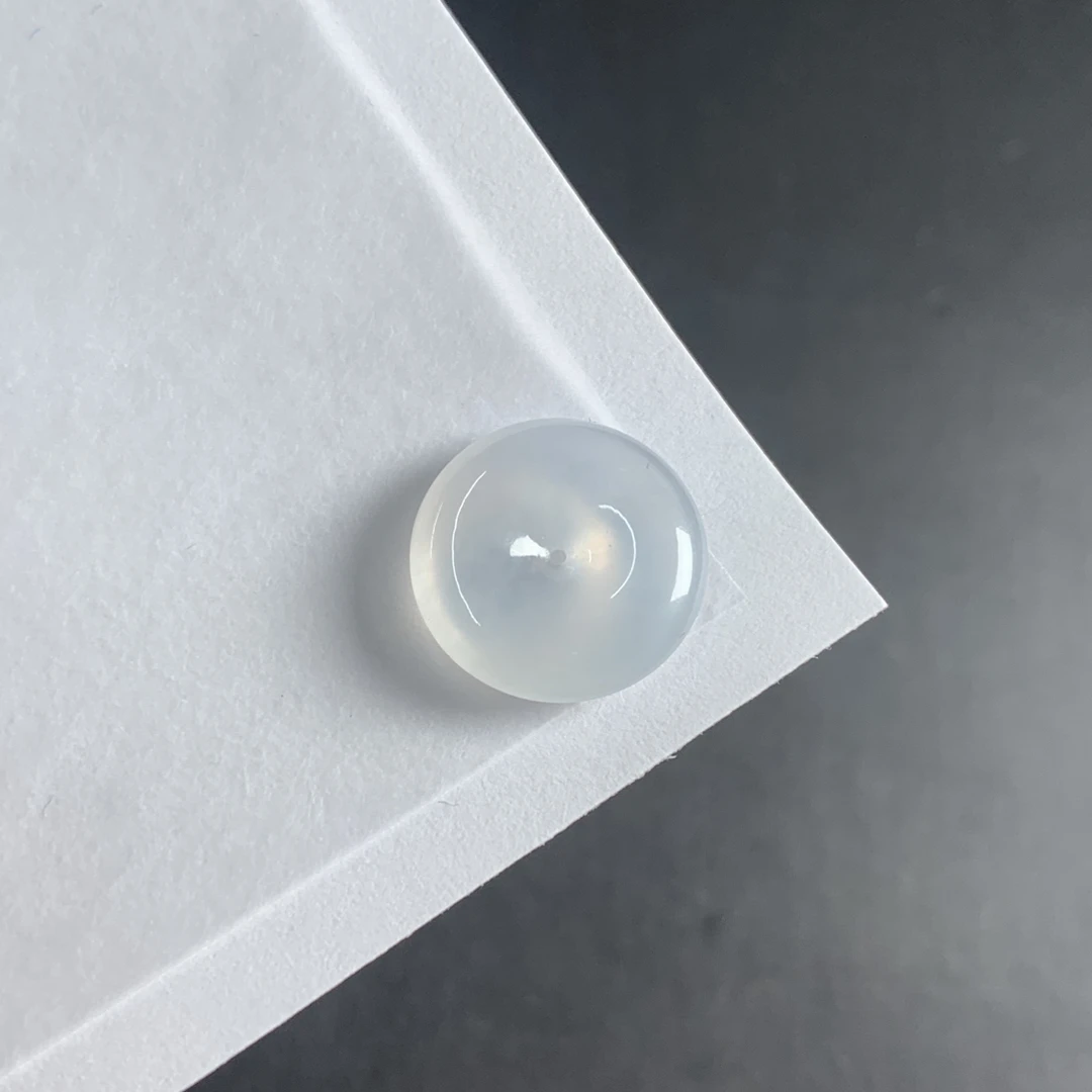 天然缅甸翡翠A货未镶嵌福利平安扣卡13.5-3.4