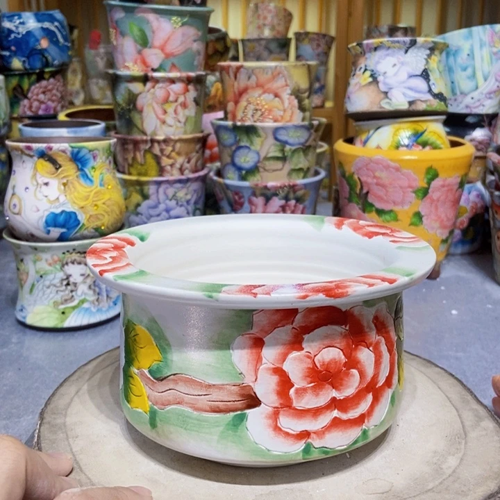 景德镇艺术手绘作品