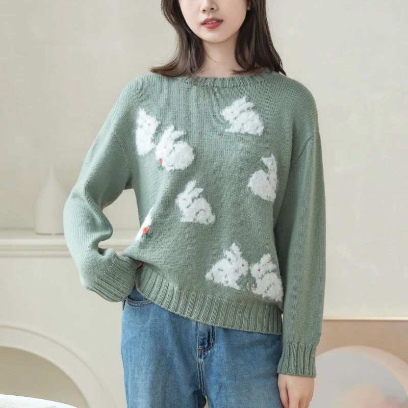 趣织社兔了个兔手工DIY编织钩针棒针羊毛线毛线团衣服材料包