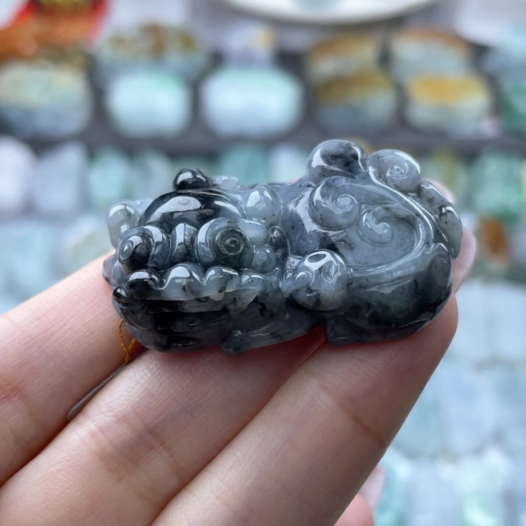 颈饰未镶嵌翡翠貔貅43