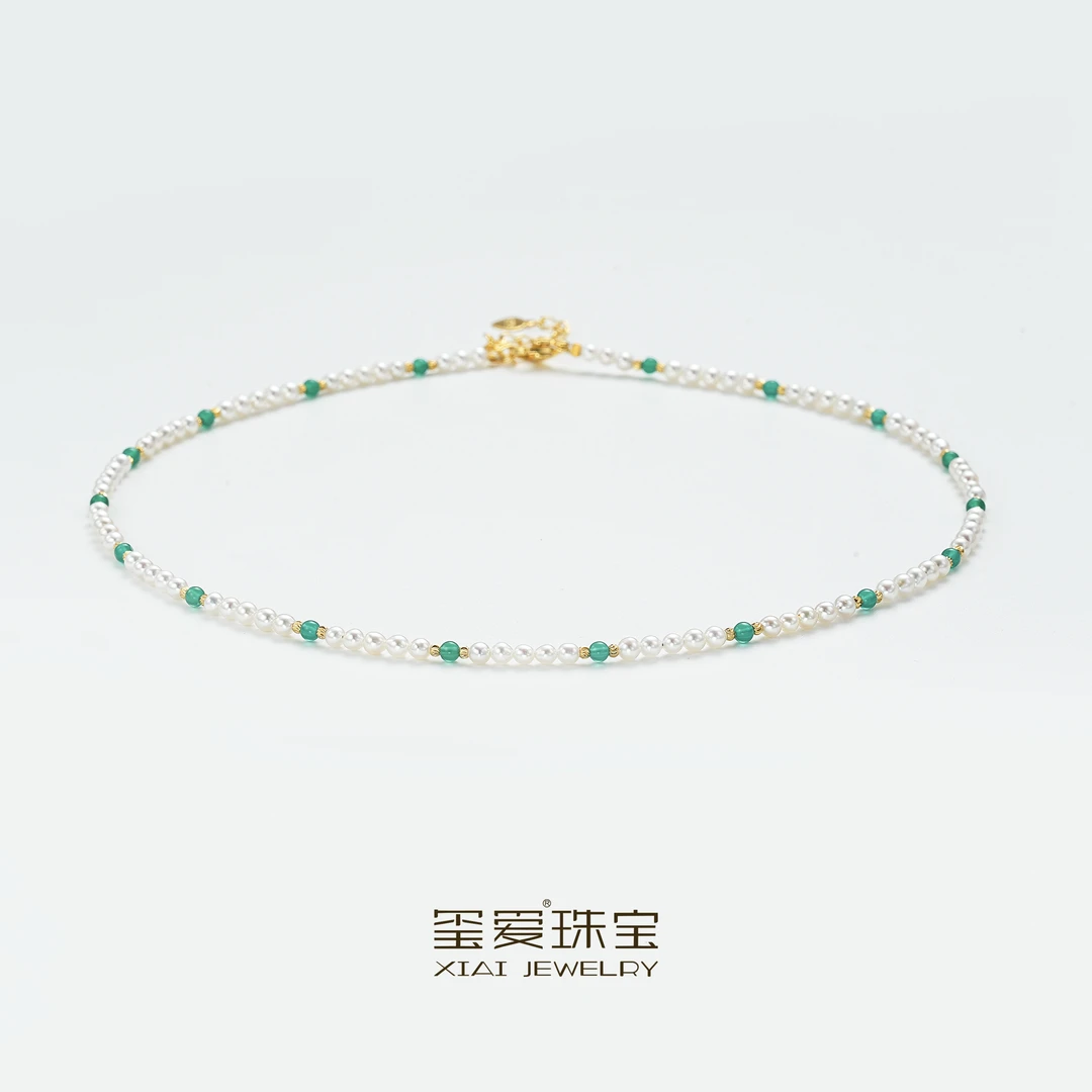 【玺爱门门】MM-11419 淡水珍珠设计款‘玺半夏’项链 3-4mm