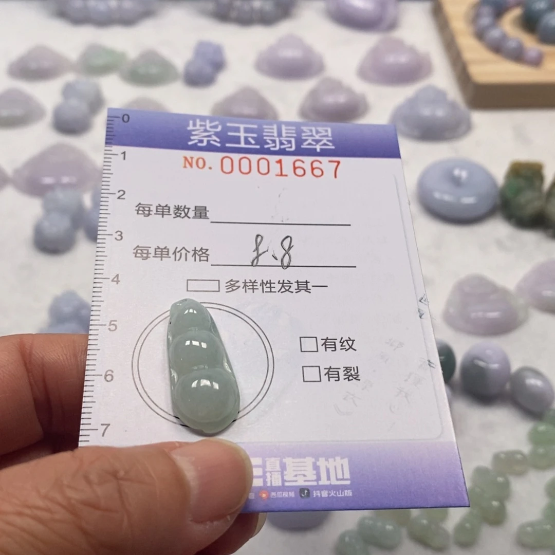 翡翠未镶嵌颈饰挂件