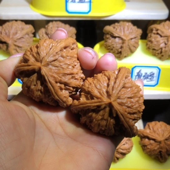 四***子核桃手串/手链白狮子三棱