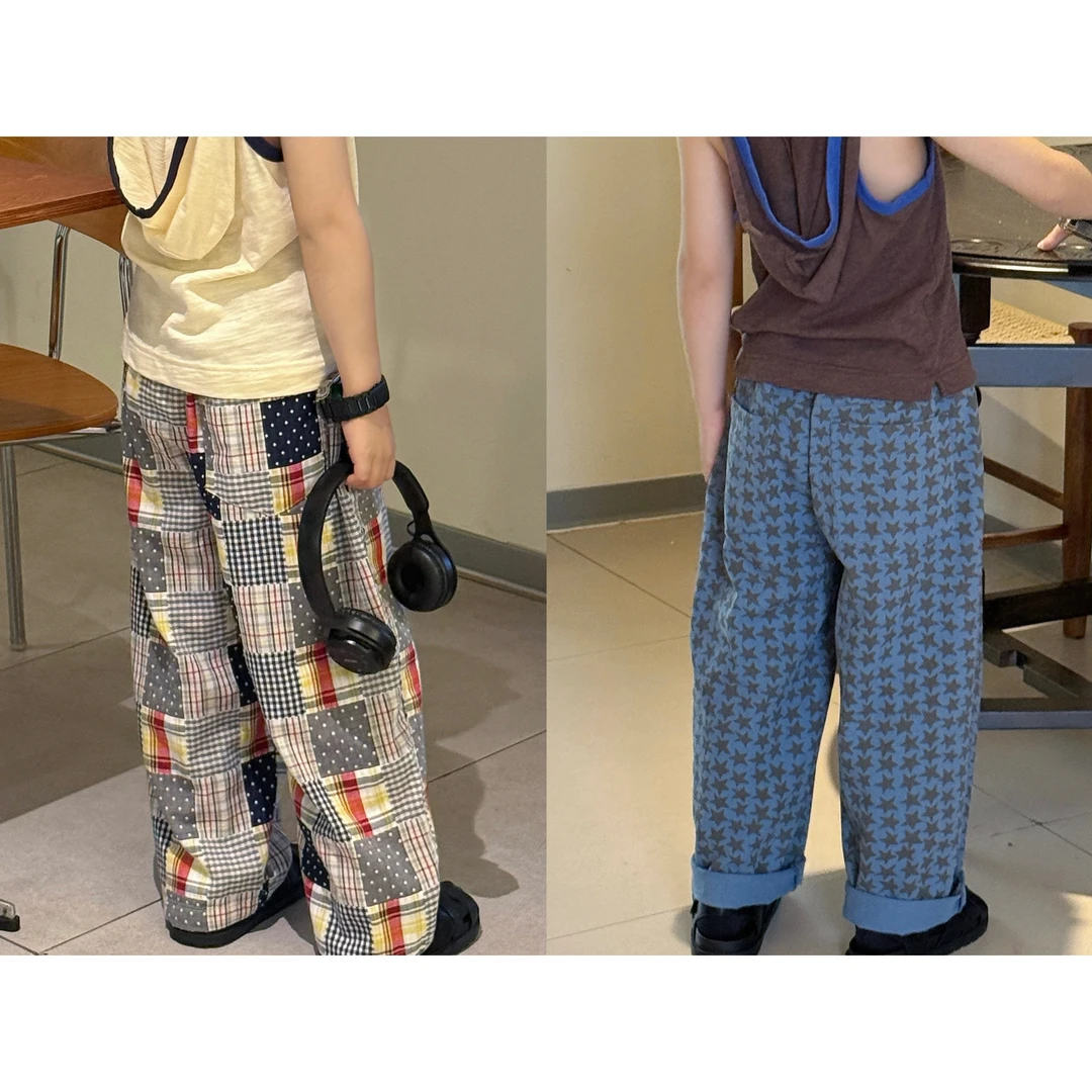 【现货】伟伟同款【随心配】2025夏季新品休闲裤童装WW0740-741直筒