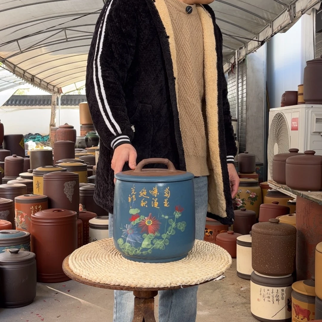 紫砂茶叶罐8 饼茶叶罐