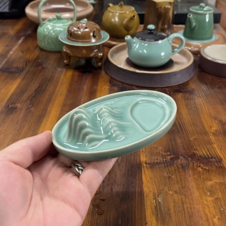 龙泉青瓷茶器微瑕8969