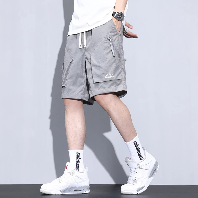 【夏日新款】男士薄款休闲五分裤宽松透气凉爽工装短裤潮流时尚