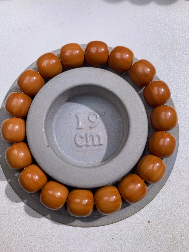 『如期』猴头核桃龙焰料全品老型桶珠13mm+