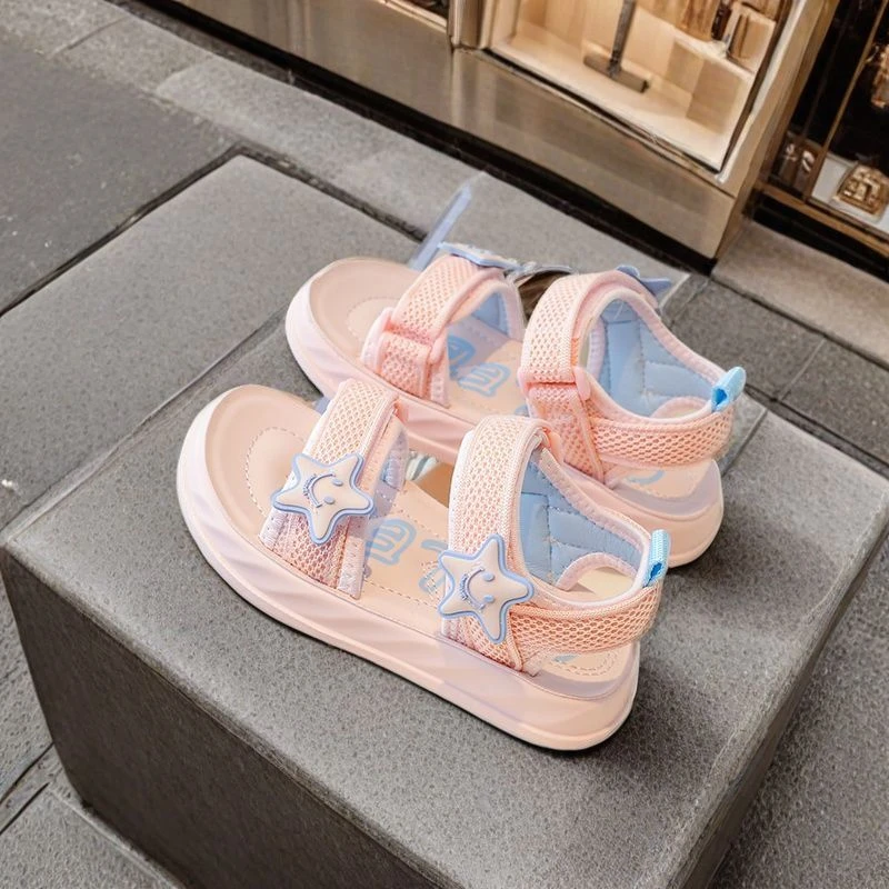 【清仓女童男童凉鞋】露趾夏季儿童鞋子软底宝宝鞋子中大童沙滩鞋