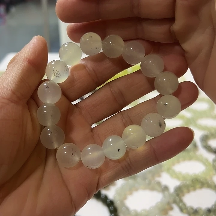 蛇纹石玉未镶嵌手链