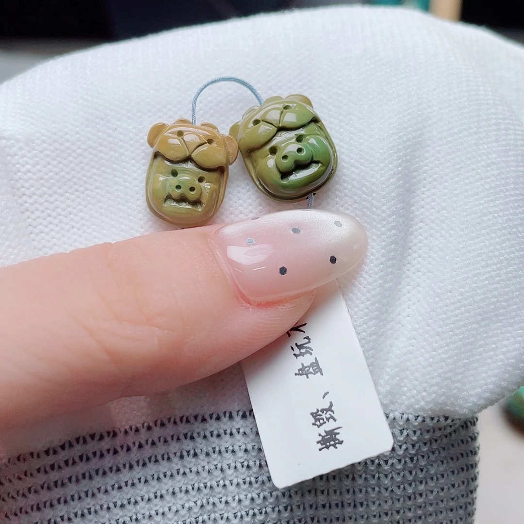 未镶嵌绿松石珠宝半成品