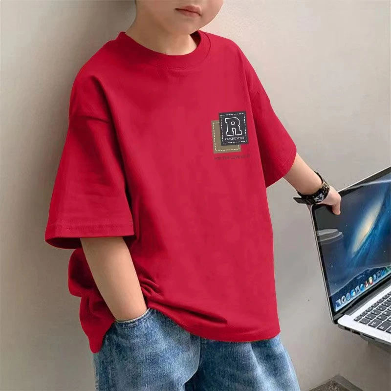 儿童服装【断码】2025年款衣服儿童纯棉t恤夏季洋气宽松儿童上衣