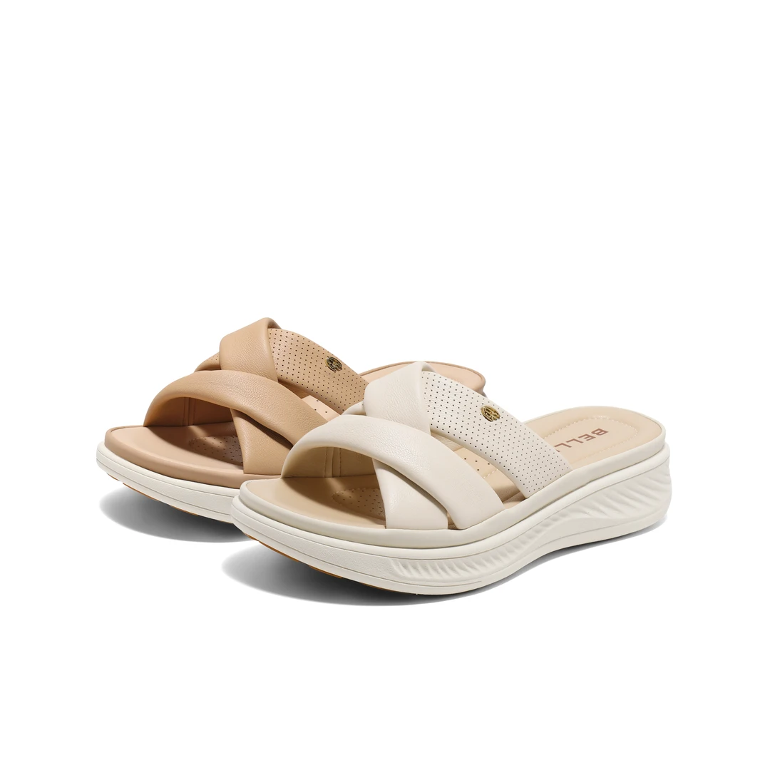 百丽休闲百搭简约舒适凉拖鞋25夏款外穿拖鞋柔软凉鞋女D6N1DBT5