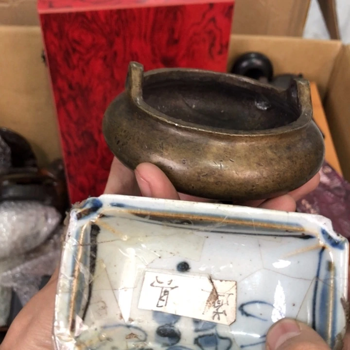 陶瓷孤品单件车里拍