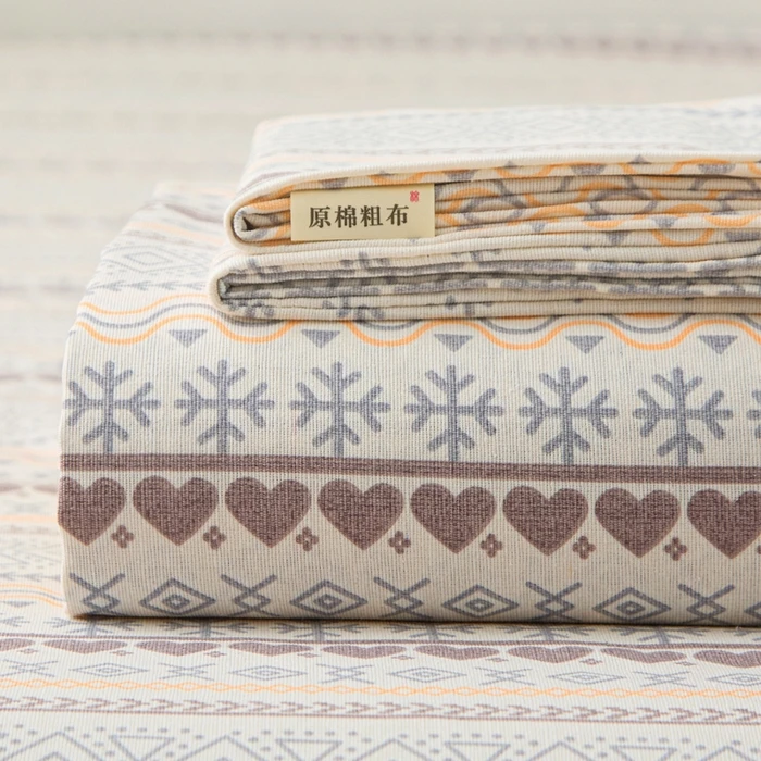 加厚床单三件套炕单秋冬新款保暖吸湿透气亲肤耐磨宿舍学生