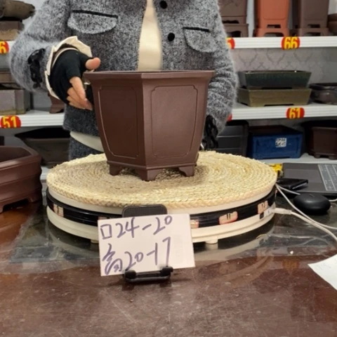 紫砂宜兴紫砂花盆