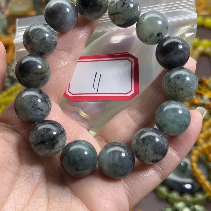蛇纹石玉未镶嵌手链
