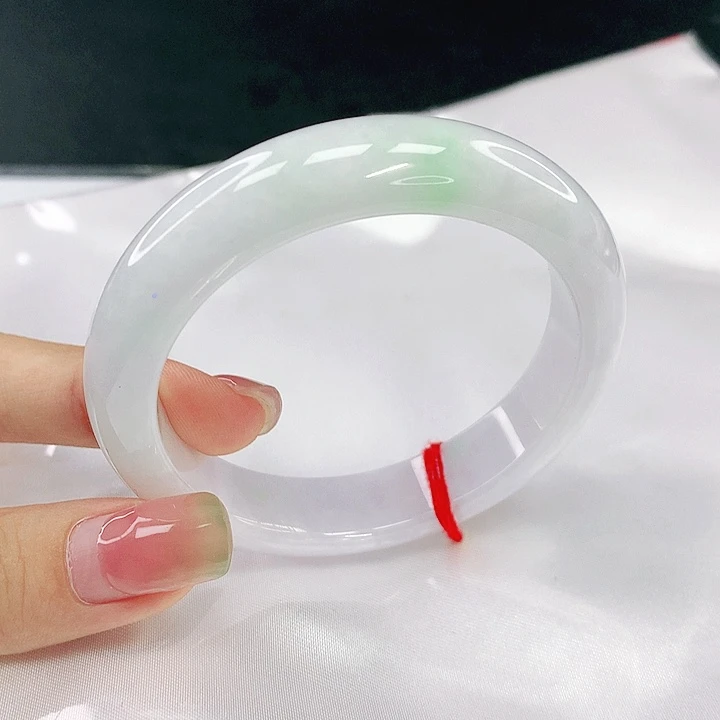 翡翠未镶嵌手镯圈53，40192