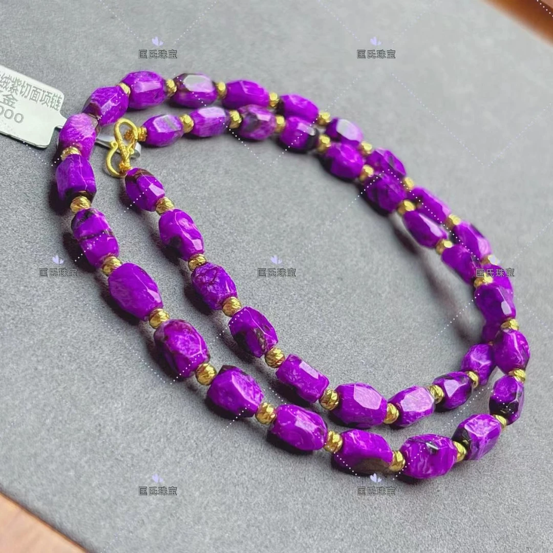 匡氏商店 18K殿堂级舒俱来丝绒切面项链 Z-HL-A2032（多样性发一）