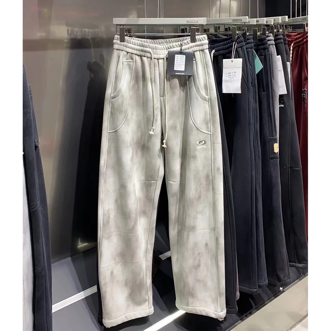 大占推荐  5212-2  休闲时尚潮牌加绒弯刀休闲裤