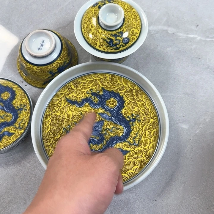 杯黄龙4件套景德镇
